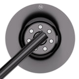Lenkerspiegel Highsider Conero schwarz, Aluminium, E-geprüft, M10x1.25