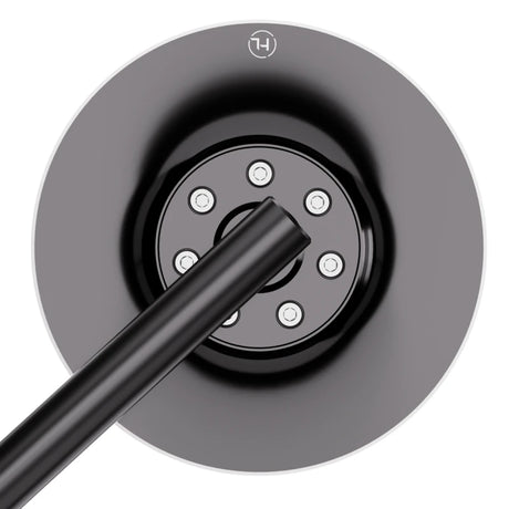 Lenkerspiegel Highsider Pro Conero, Schwarz, Aluminium, E-geprüft, M10 Gewinde