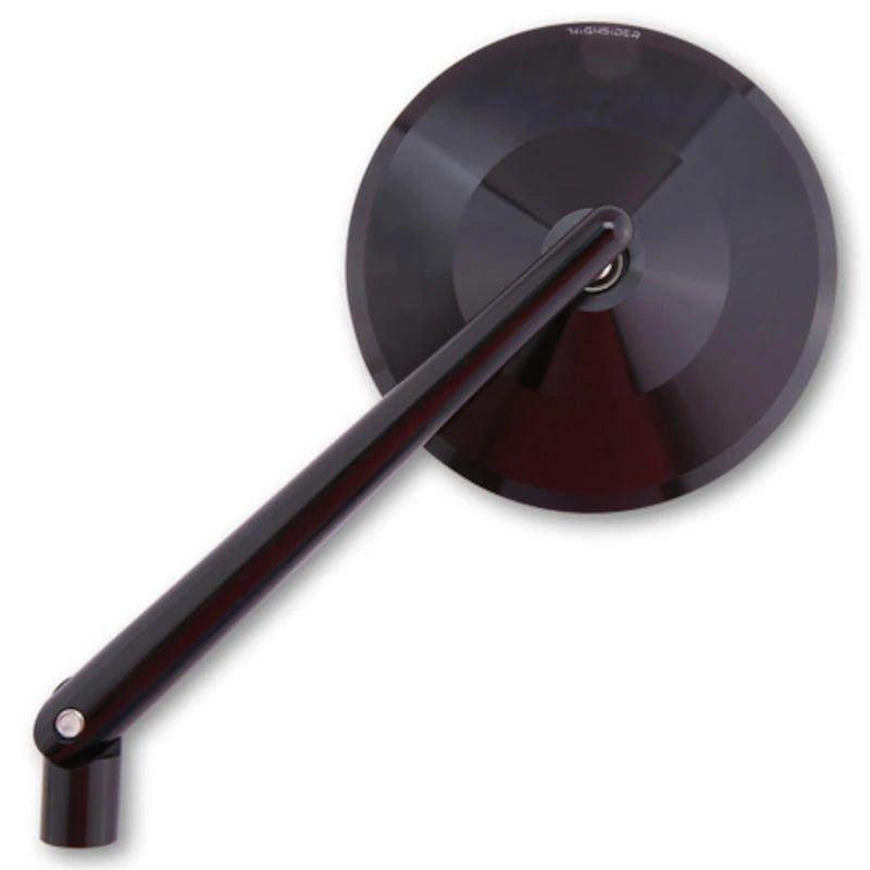 Lenkerspiegel HIGHSIDER MONTANA, schwarz, E-geprüft, M10 Gewinde