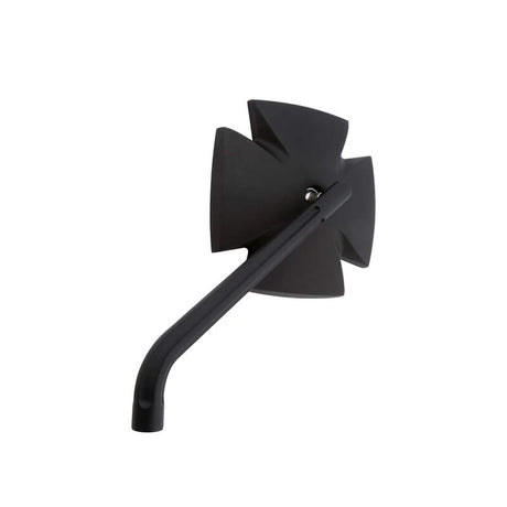 Lenkerspiegel Paar Highsider Pro Iron Cross, Schwarz, Aluminium, E-geprüft, M10