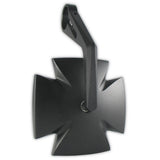 Lenkerendenspiegel Highsider Pro Iron Cross, Schwarz, E-geprüft, Ø 22-30 mm