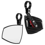 Lenkerendenspiegel Paar Highsider Pro Wave, Kurz, Schwarz & Rot, E-geprüft