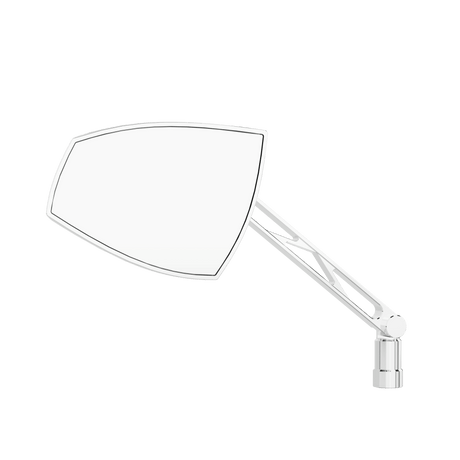 Lenkerspiegel Paar Highsider Pro Wave, Aluminium, E-geprüft, M10 Gewinde