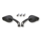 Lenkerspiegel Paar HIGHSIDER PHOENIX 2, schwarz, E-geprüft, M10 Gewinde