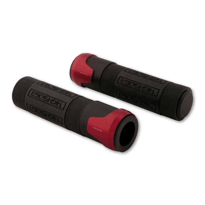 Lenkergriffe HIGHSIDER AKRON rot, 7/8 Zoll (22,2 mm), 132 mm
