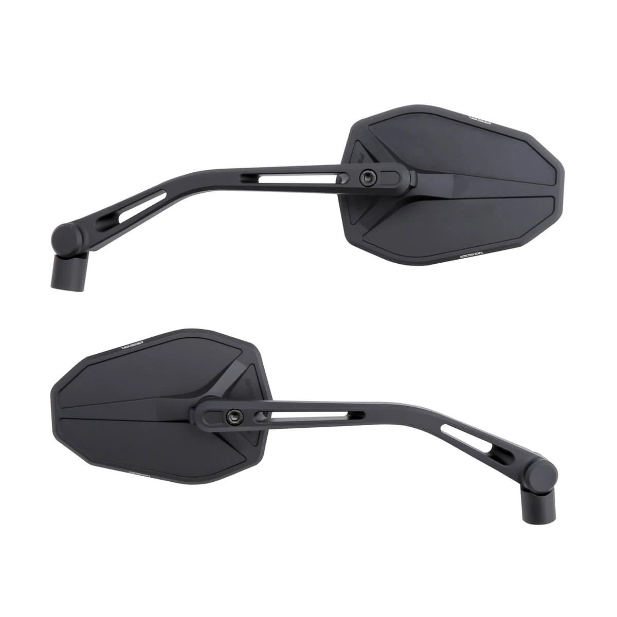 Lenkerspiegel Paar Highsider Pro Victory-Slim schwarz, Aluminium, E-geprüft, M10