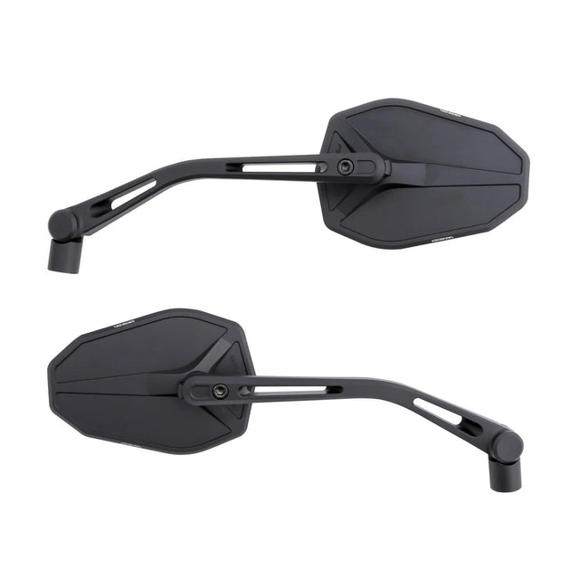 Lenkerspiegel Paar Highsider Pro Victory-Slim schwarz, Aluminium, E-geprüft, M10