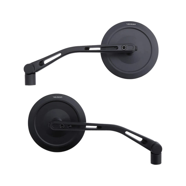 Lenkerspiegel Paar Highsider Pro Montana-Slim, Schwarz, Alu, E-geprüft, M10