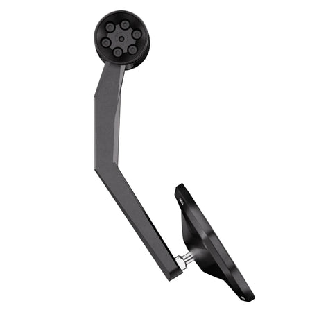 Lenkerendenspiegel mit LED Blinker Highsider Pro Victory-Rim, Schwarz, E-geprüft