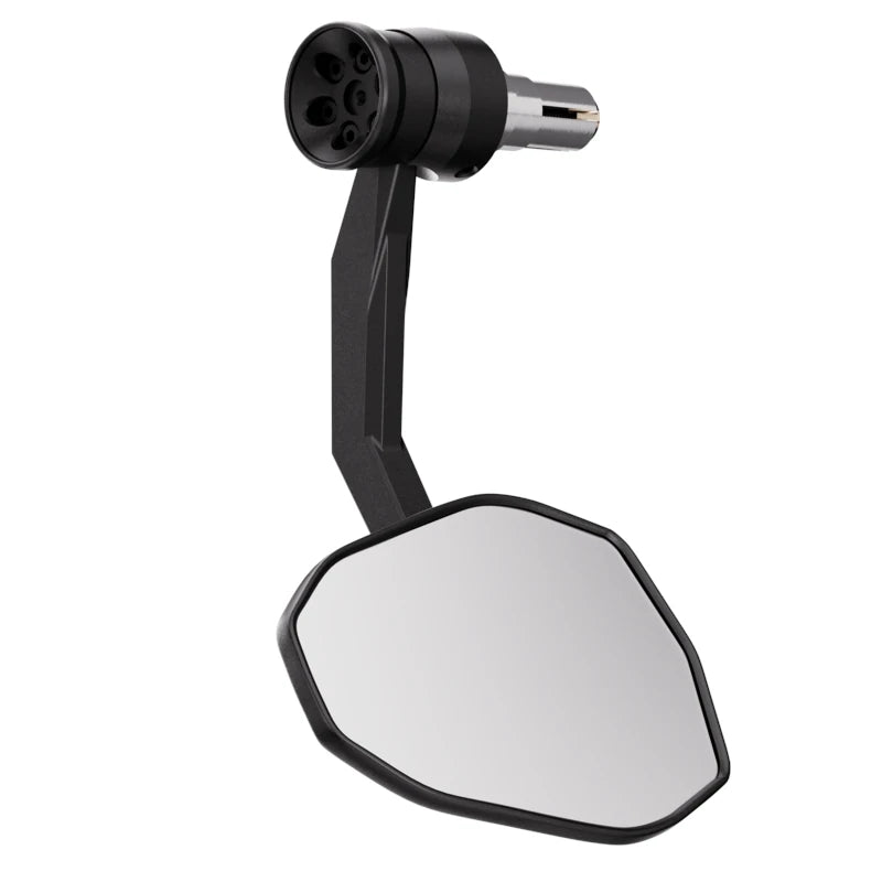 Lenkerendenspiegel mit LED Blinker Highsider Pro Victory-Rim, Schwarz, E-geprüft