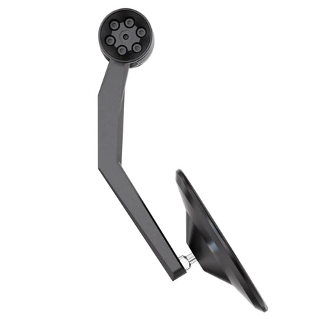 Lenkerendenspiegel mit LED Blinker Highsider Pro Montana-Rim, Schwarz, E-geprüft