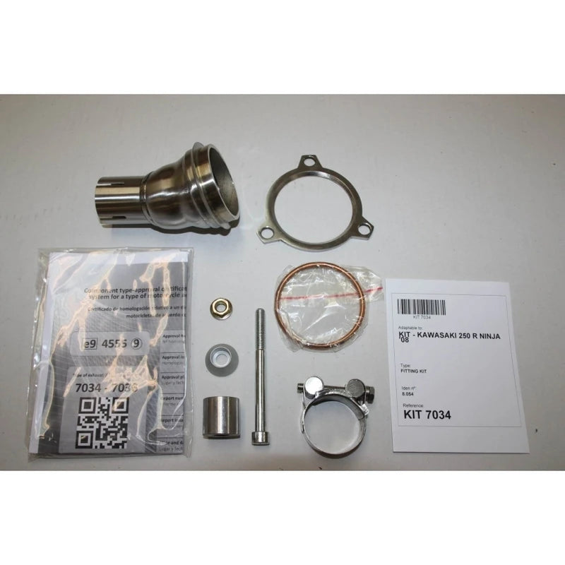 Endschalldämpfer IXIL Hexoval Xtrem für Kawasaki Ninja 250 R (08-12)