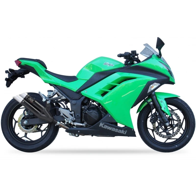 Endschalldämpfer IXIL Hyperlow Black XL für Kawasaki Z 300 Ninja 300 (13-)