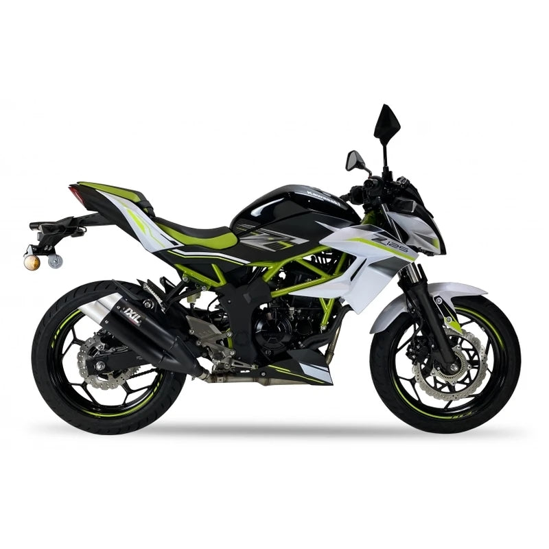 Endschalldämpfer IXIL Hyperlow Black XL für Kawasaki Z 125 /250 Ninja 125 /250
