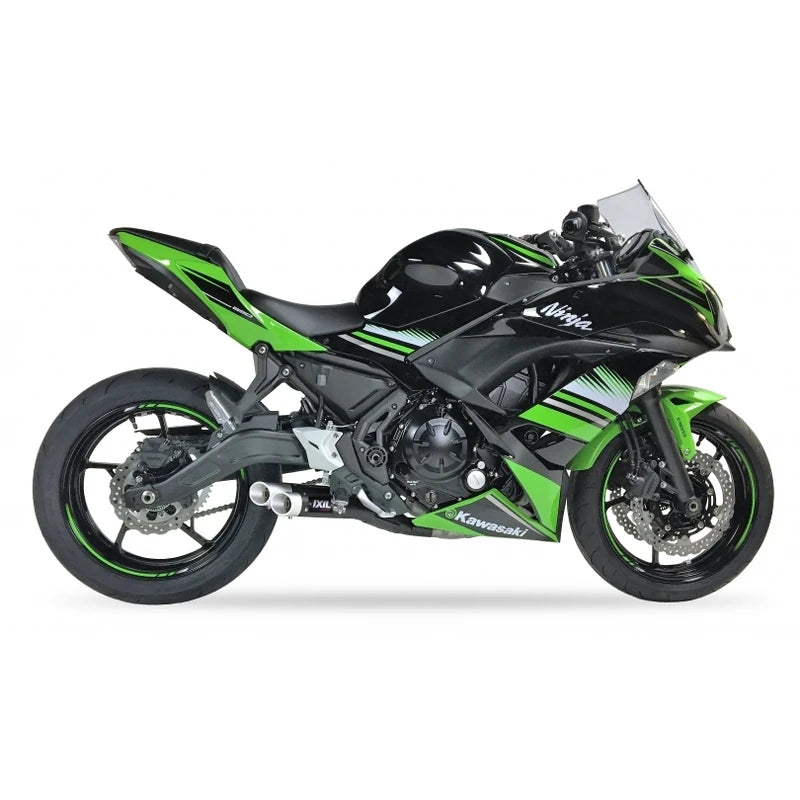 Komplettanlage IXIL Dual Hyperlow Black XL für Kawasaki Z 650 Ninja 650 (17-19)