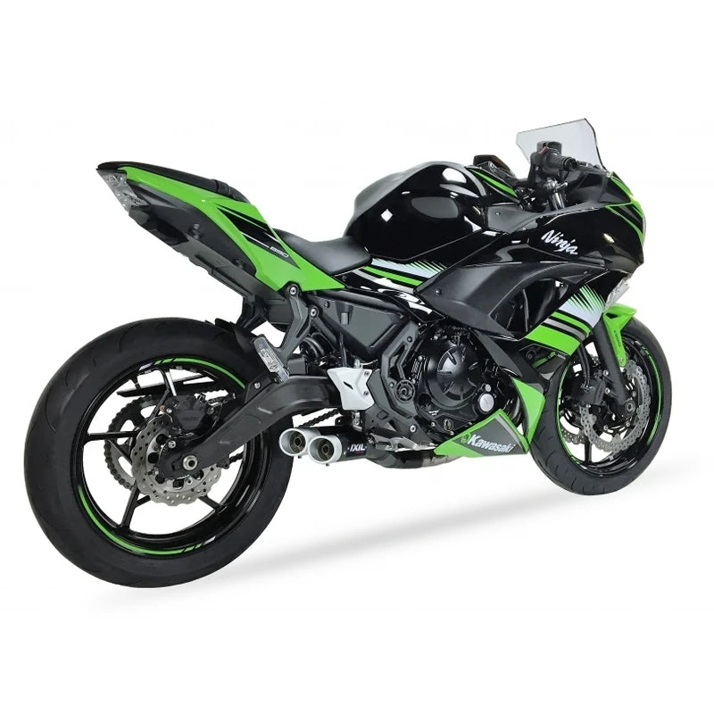 Komplettanlage IXIL Dual Hyperlow Black XL für Kawasaki Z 650 Ninja 650 (17-19)