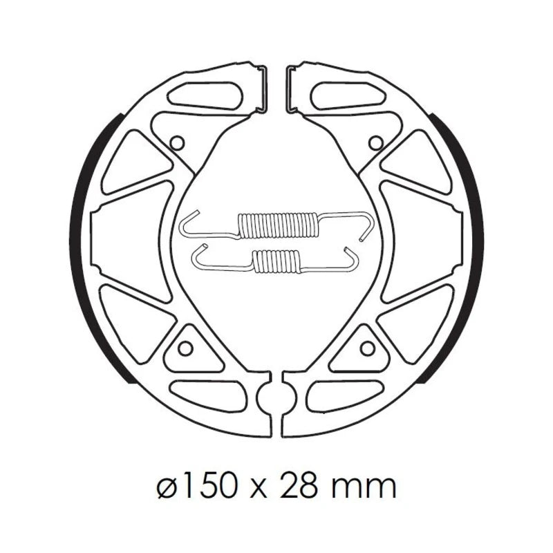 Bremsbacken TECNIUM BA209 Organisch
