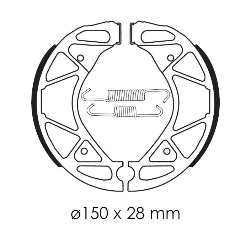 Bremsbacken TECNIUM BA209 Organisch