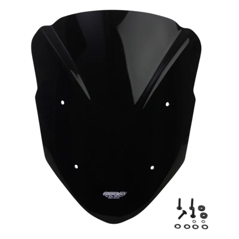 Motorrad Sportscheibe MRA Schwarz mit ABE