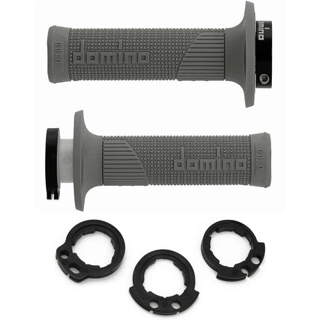 Griffgummi Paar Domino D-Lock D100, für 2 Kabel Gaszug, Länge 125/130 mm