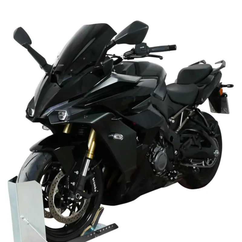 Motorrad Sportscheibe MRA Schwarz mit ABE