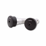 Lenkerenden Highsider Curve-Blast mit Spiegelaufnahme, Schwarz, Klemmung 12-22mm