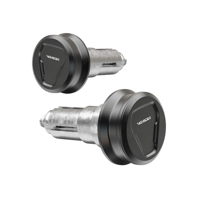 Lenkergewichte HIGHSIDER ESAGANO-XS, schwarz, Klemmbereich 12-22 mm