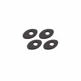 Blinker Montageplatten Highsider Smart schwarz, Alu, 30x19 mm, Ø 8 mm, für KTM