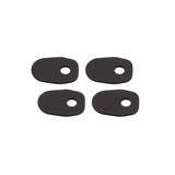 Blinker Montageplatten Highsider Smart schwarz, Alu, 41x28 mm, Ø 8 mm, für Suzuki