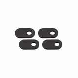 Blinker Montageplatten Highsider Smart schwarz, Alu, 35x20 mm, Ø 8 mm, Ducati