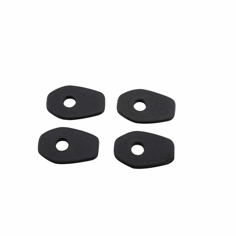 Blinker Montageplatten Highsider Smart schwarz, ABS, 40x27 mm, Ø 8,5 mm, Honda