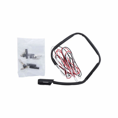 LED-Rücklicht Highsider Pro Split-RS mit Kennzeichenleuchte, Schwarz, Glas Klar
