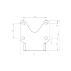 Kennzeichenhalter HIGHSIDER AKRON-RS PRO Universal Typ 1