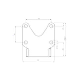 Kennzeichenhalter HIGHSIDER AKRON-RS PRO Universal Typ 1
