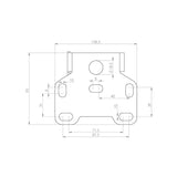 Kennzeichenhalter HIGHSIDER AKRON-RS PRO Universal Typ 4