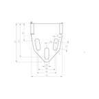 Kennzeichenhalter HIGHSIDER AKRON-RS PRO Universal Typ 5