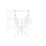 Kennzeichenhalter HIGHSIDER AKRON-RS PRO Universal Typ 5