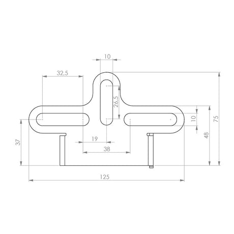 Kennzeichenhalter HIGHSIDER AKRON-RS PRO Universal Typ 6