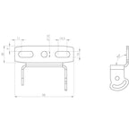Kennzeichenhalter HIGHSIDER AKRON-RS PRO Universal Typ 7