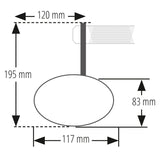 Lenkerendenspiegel mit LED Blinker Highsider Pro Victory-X Rim Schwarz E-geprüft