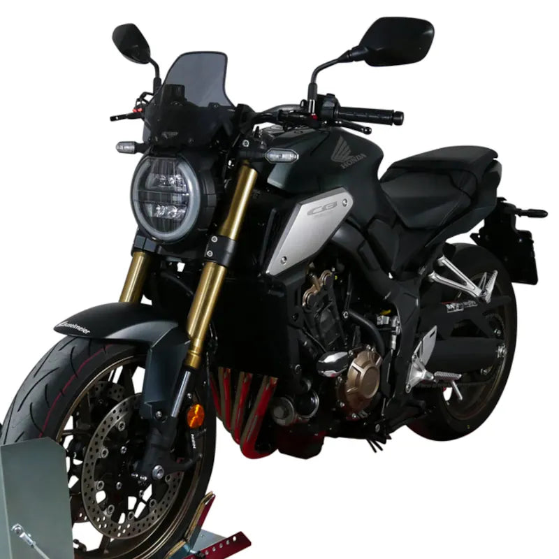 Motorrad Sportscheibe MRA Rauchgrau mit ABE