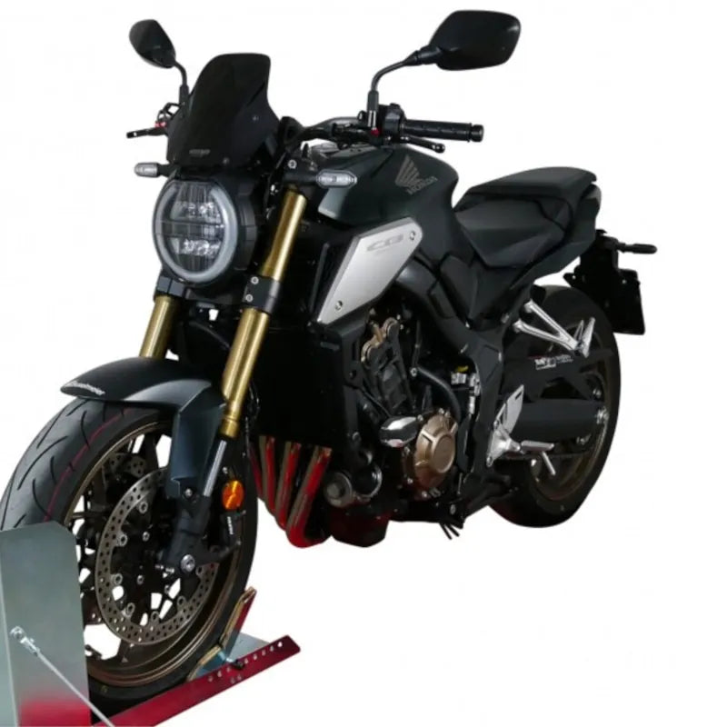 Motorrad Sportscheibe MRA Schwarz mit ABE