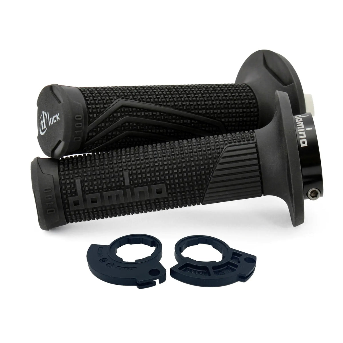 Griffgummi Paar Domino D-Lock D100, für 1 Gaszug, Länge 125/130 mm