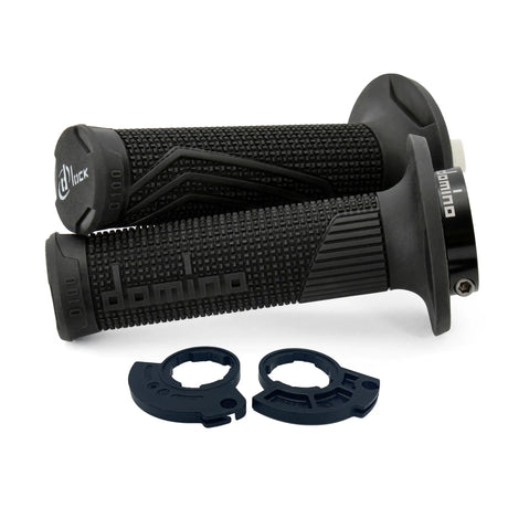 Griffgummi Paar Domino D-Lock D100, für 1 Gaszug, Länge 125/130 mm