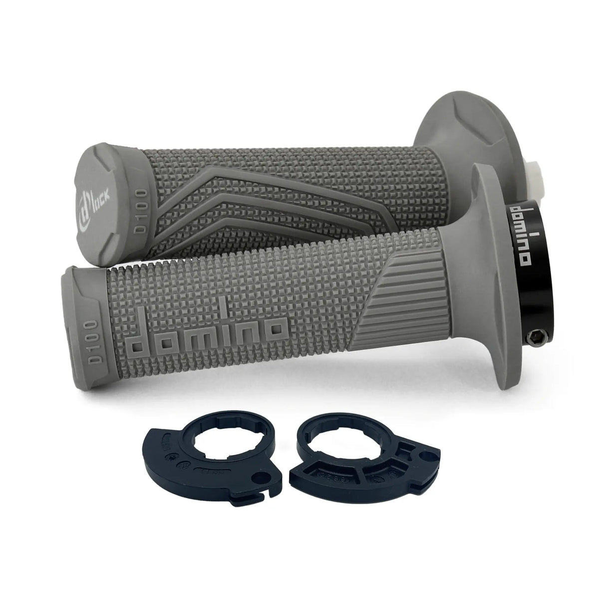 Griffgummi Paar Domino D-Lock D100, für 1 Gaszug, Länge 125/130 mm