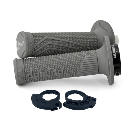 Griffgummi Paar Domino D-Lock D100, für 1 Gaszug, Länge 125/130 mm