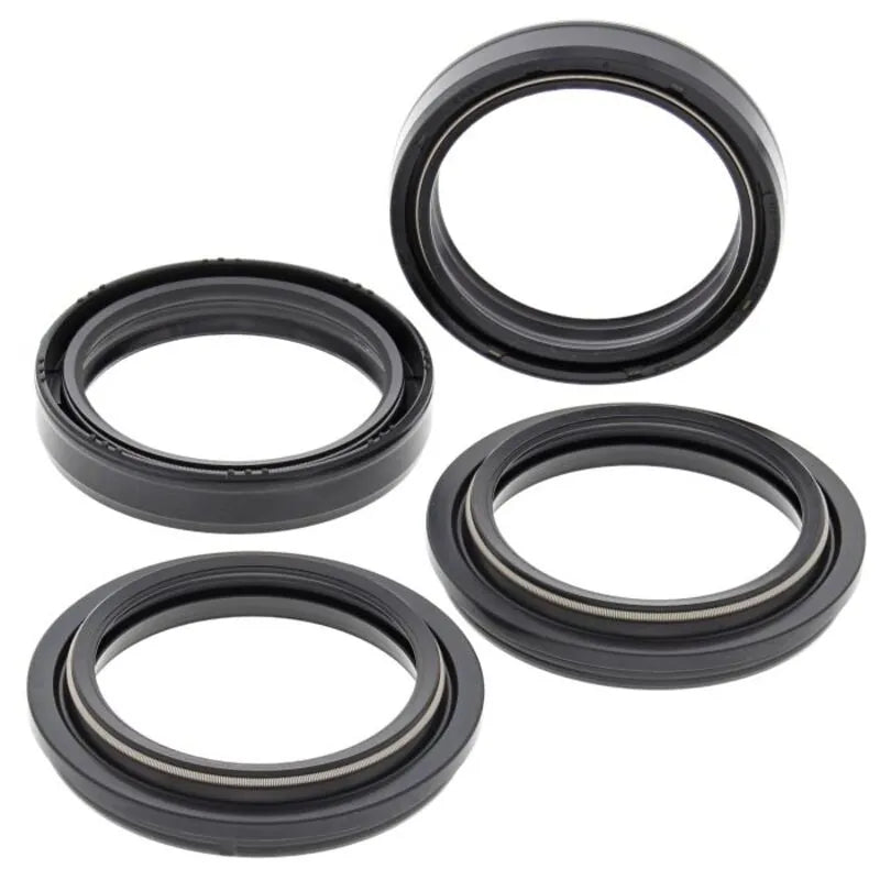 Gabelsimmerring Satz mit Staubkappen – 46x58x10,5 mm – Indian Kawasaki Suzuki