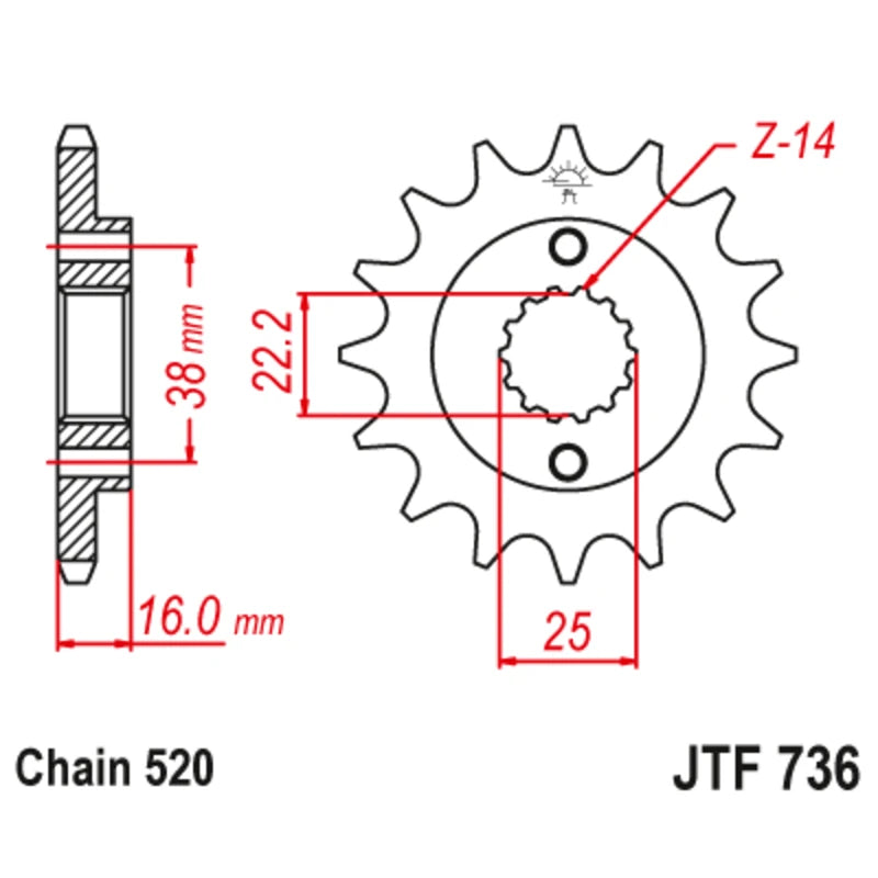 Ritzel JTF 736