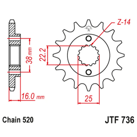 Ritzel JTF 736