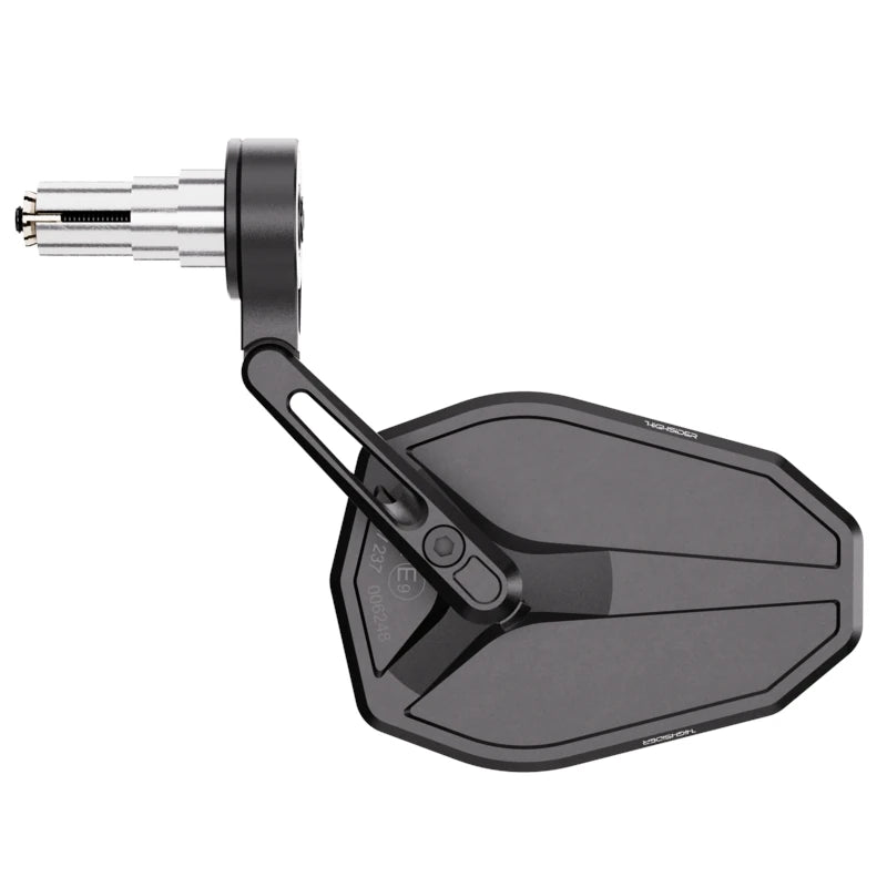 Lenkerendenspiegel Highsider Pro Victory-Slim Evo, Schwarz, E-geprüft, Ø 12-22 mm